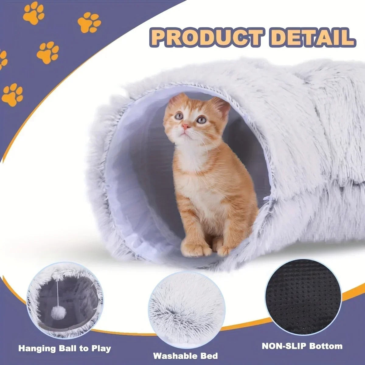 2 In1 Round Cat Beds House