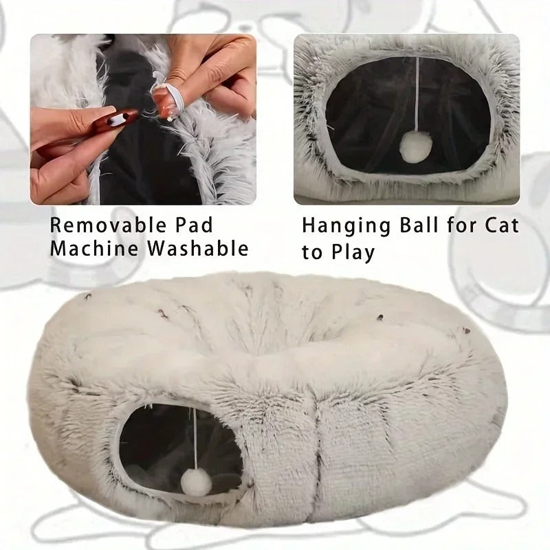 2 In1 Round Cat Beds House