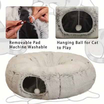 2 In1 Round Cat Beds House