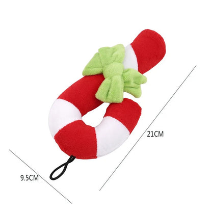 Christmas Candy Squeak Toy